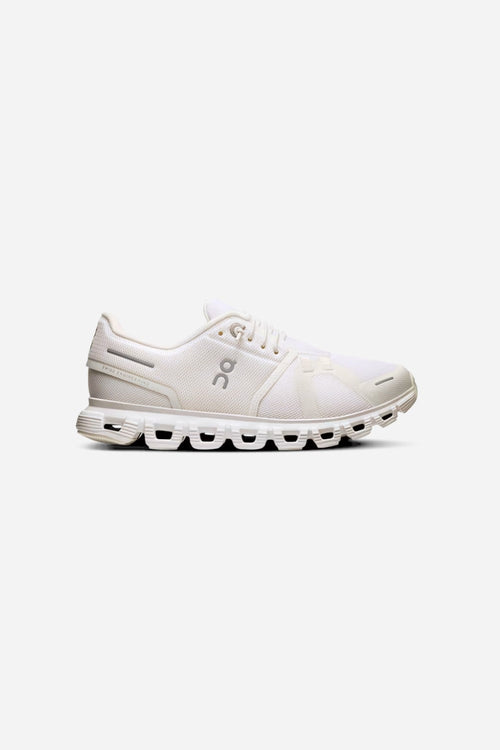 On Running Women's Cloud 6 in White – front view