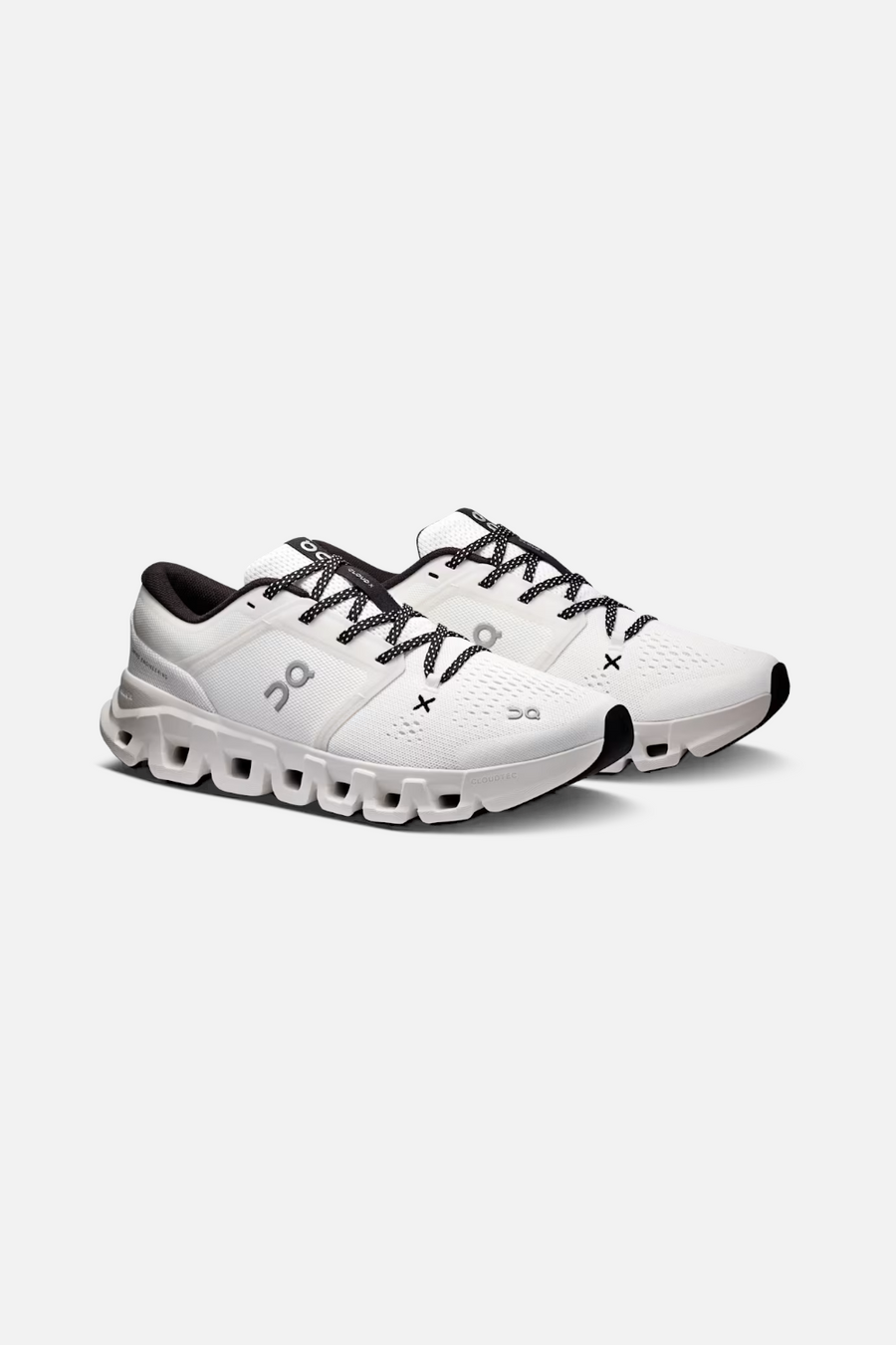 On Running Women's Cloud X 5 Sneaker in Black and White – front view