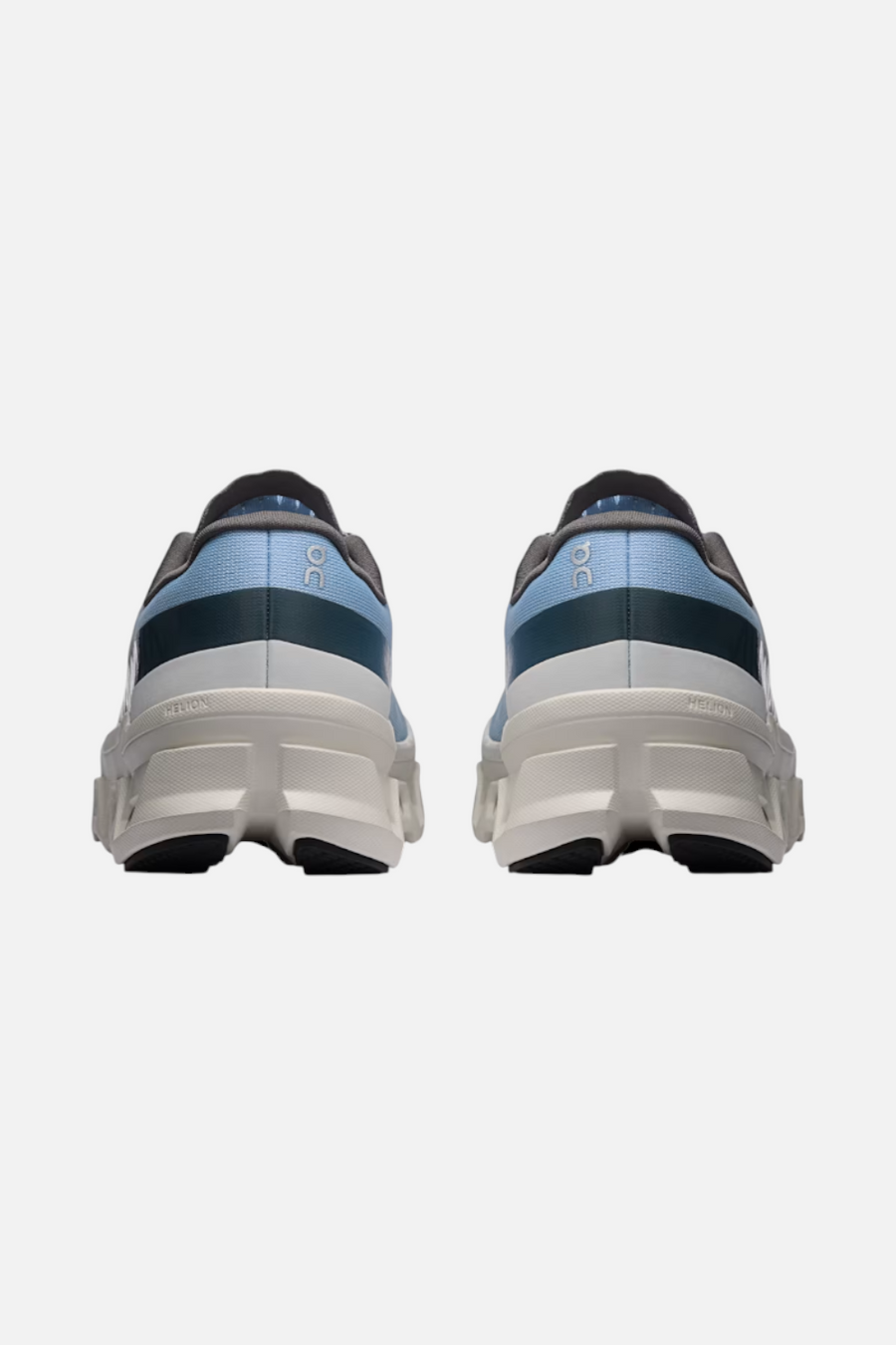 On Running Women's Cloudmonster 1 in Cerulean and Ice – detail