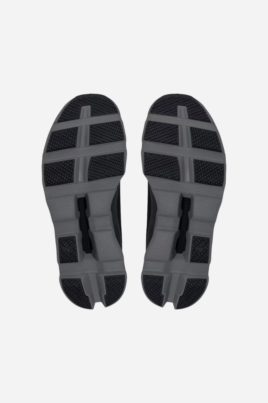 On Running Women's Cloudmonster Sneakers in Black Magnet – flat lay