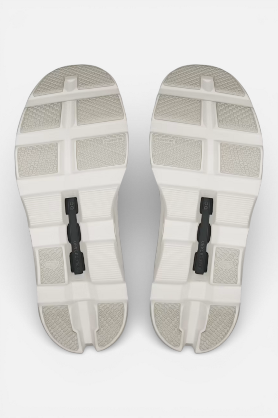 On Running Women's Cloudmonster Void in White – flat lay
