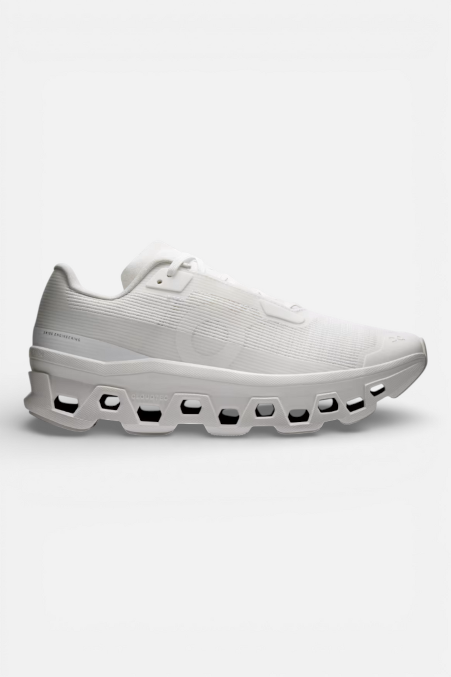 On Running Women's Cloudmonster Void in White – front view