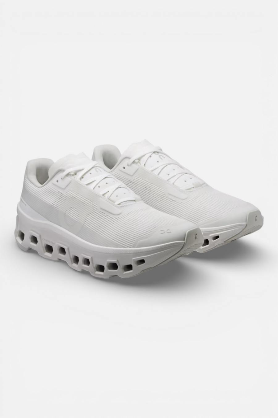 On Running Women's Cloudmonster Void in White – side view