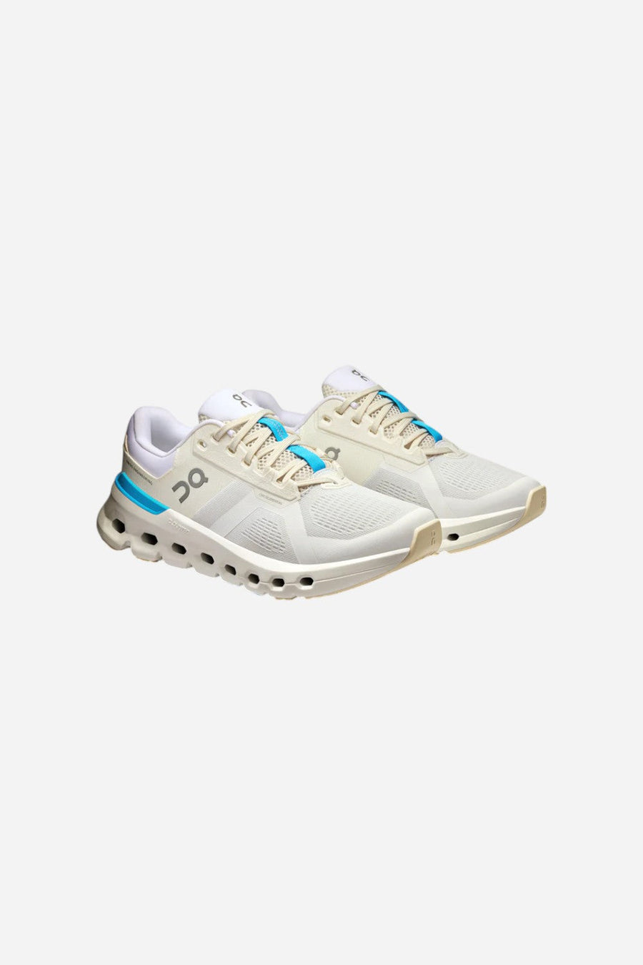 On Running Women's Cloudrunner 2 in White & Horizon – back view