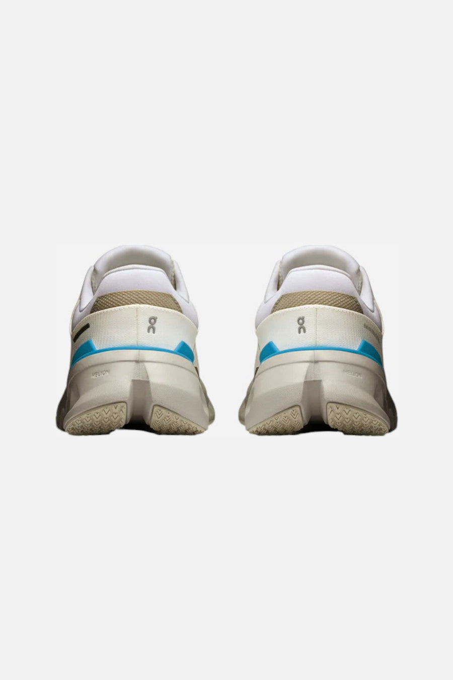 On Running Women's Cloudrunner 2 in White & Horizon – back view