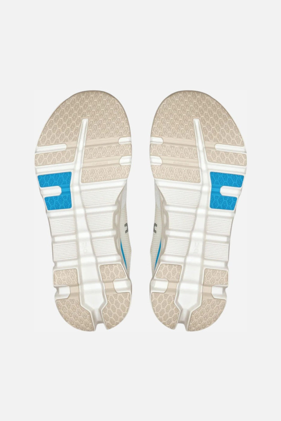 On Running Women's Cloudrunner 2 in White & Horizon – top view