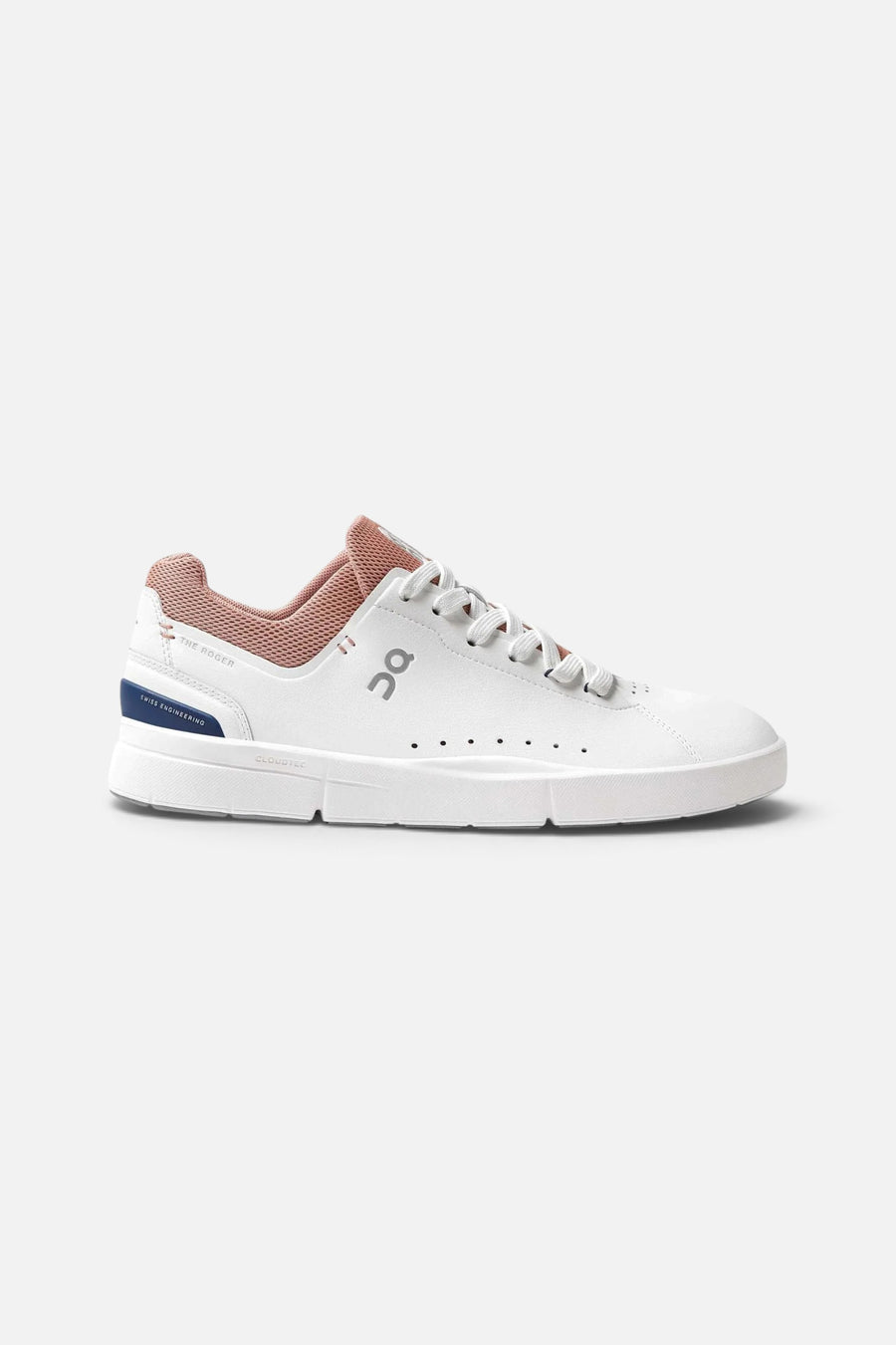 ON Running Women's Roger Advantage In White/Dustrose – front view