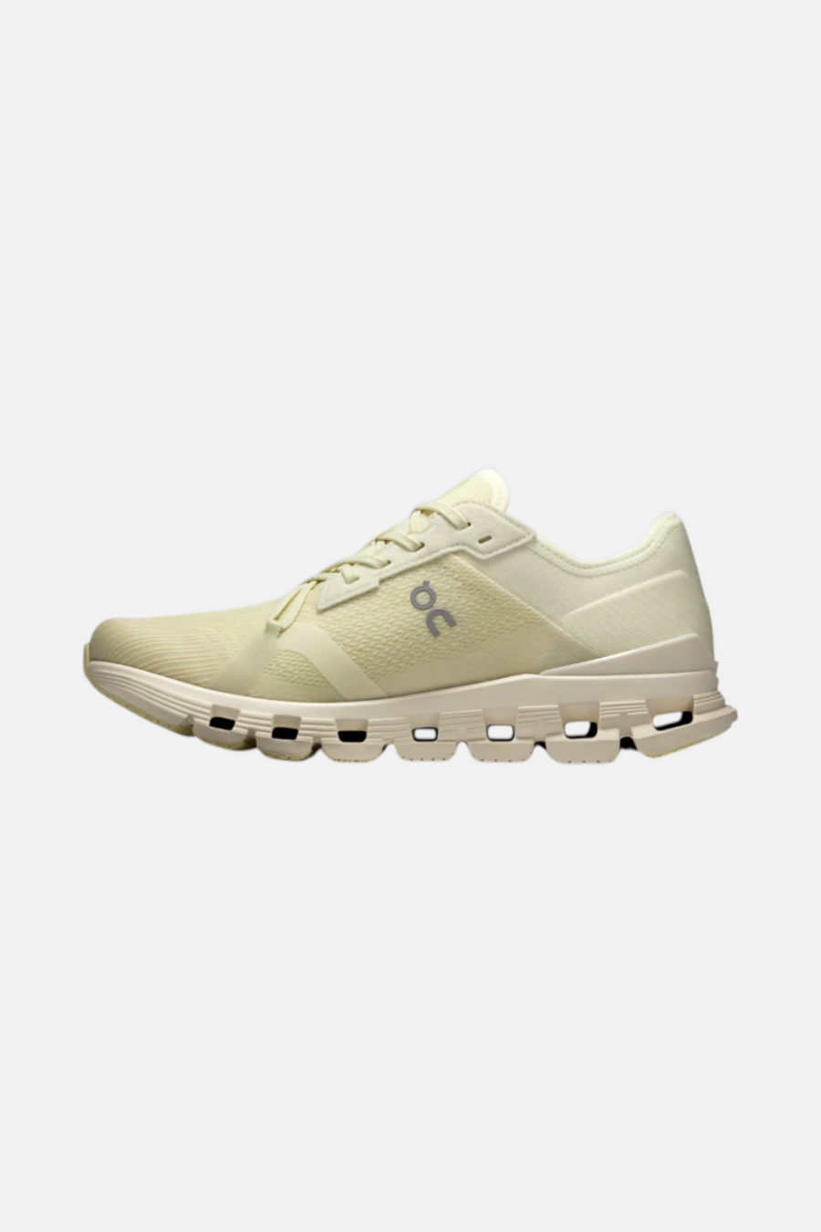 On Running Women's X4 AD in Seedling and Ghost – side view
