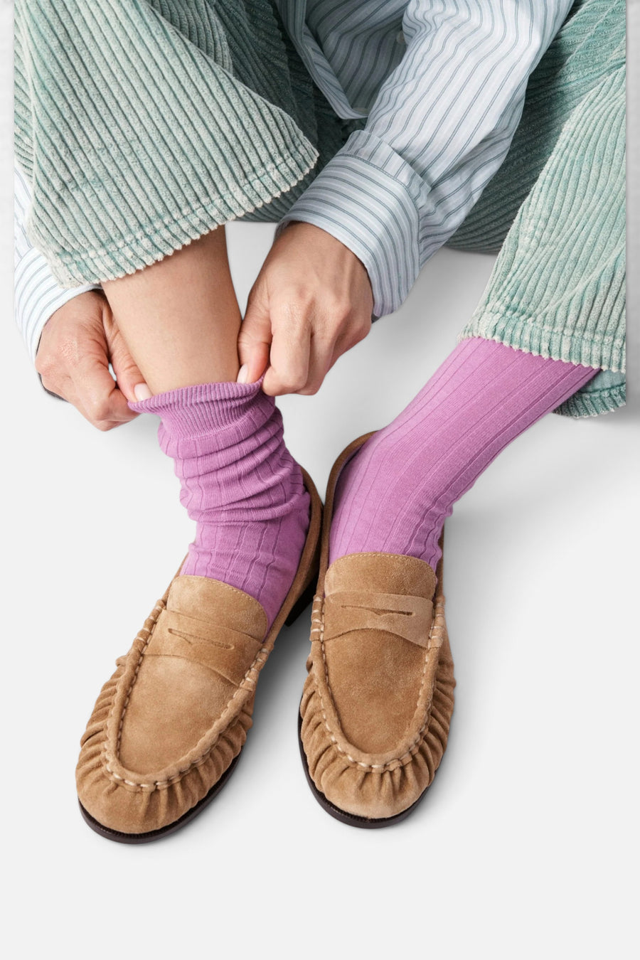 Oncept Dover Soft Loafer in Ginger – flat lay