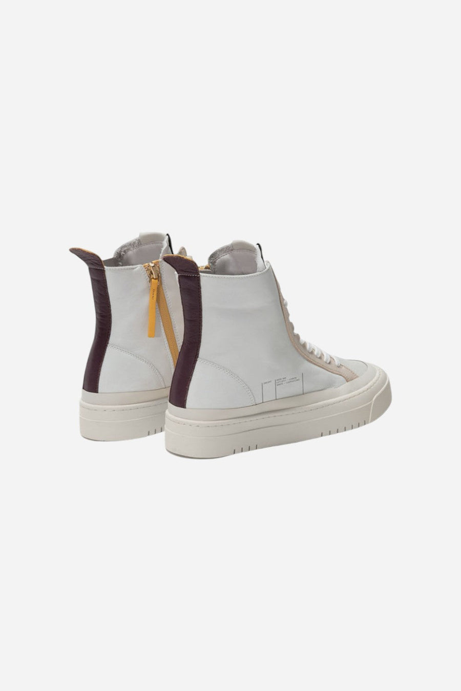 Oncept Lisbon Sneaker In White Cloud/Cappuccino – side view