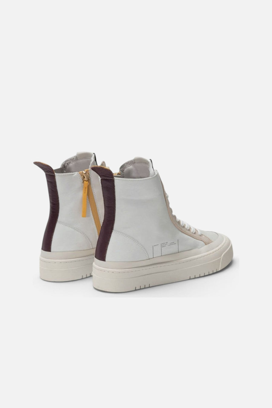 Oncept Lisbon Sneaker In White Cloud/Cappuccino – side view