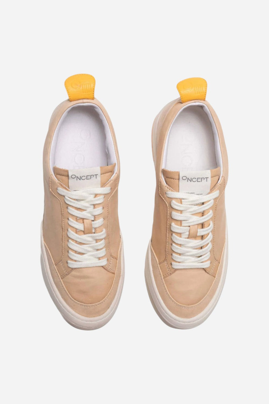 Oncept London Sneakers in Latte – back view