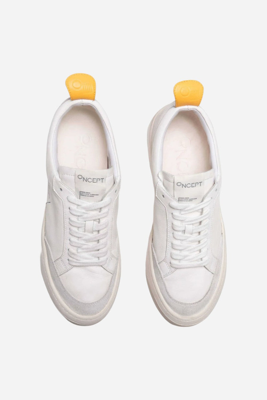 Oncept London Sneakers in White – back view