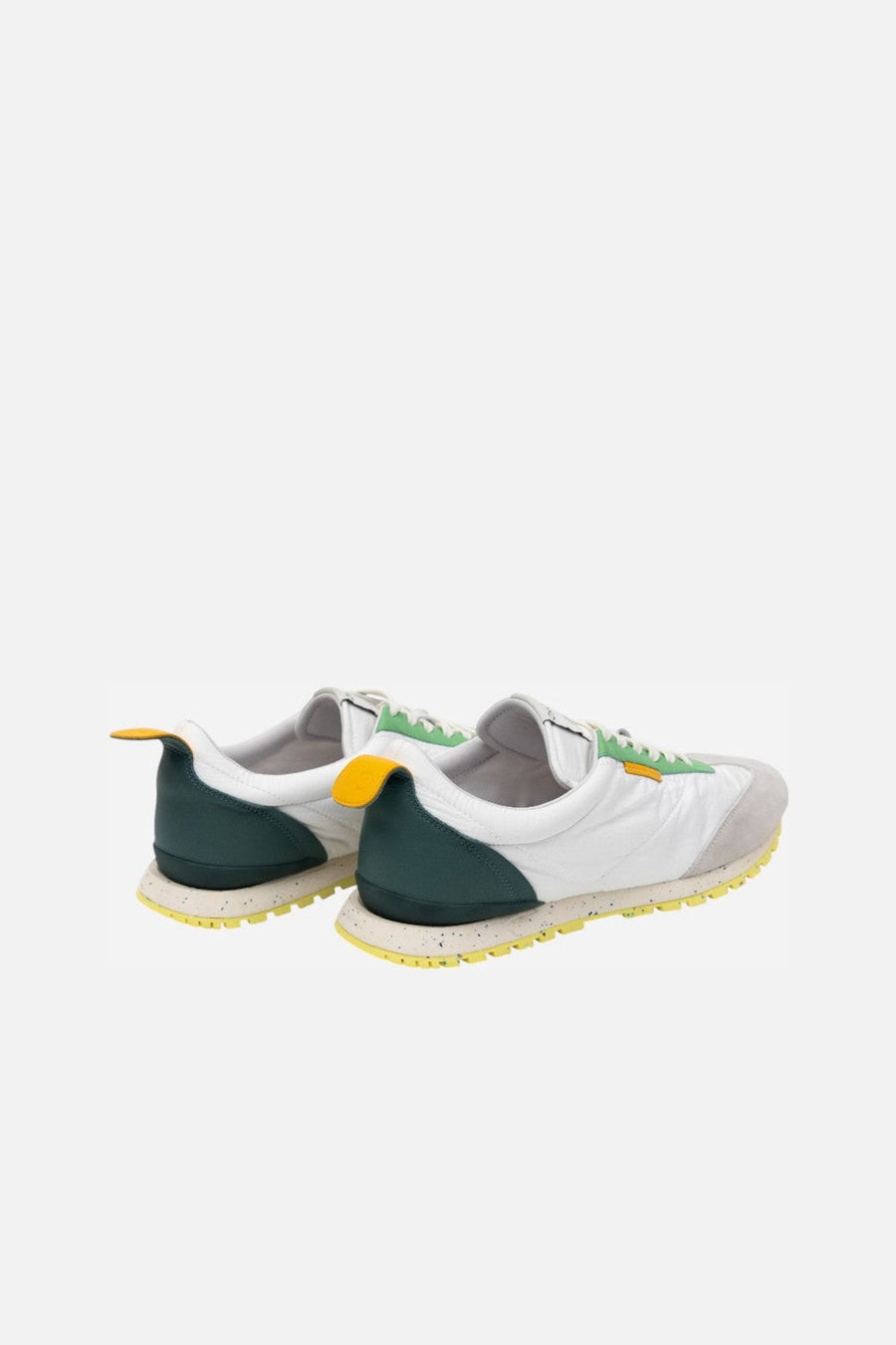 Oncept Men Tokyo Sneakers in White Green – three-quarter view