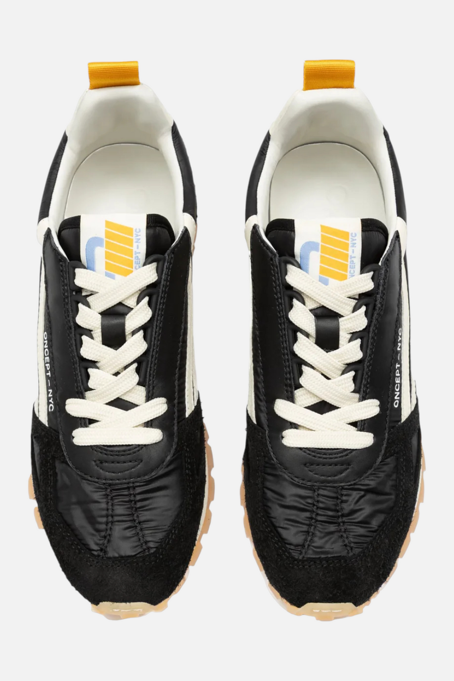 Oncept Men's Toronto Sneaker in Black – back view
