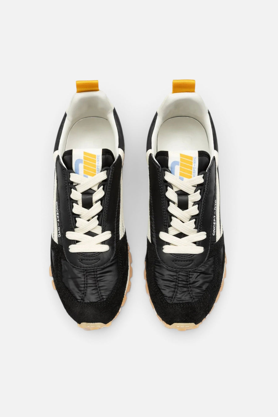 Oncept Men's Toronto Sneaker in Black – top view