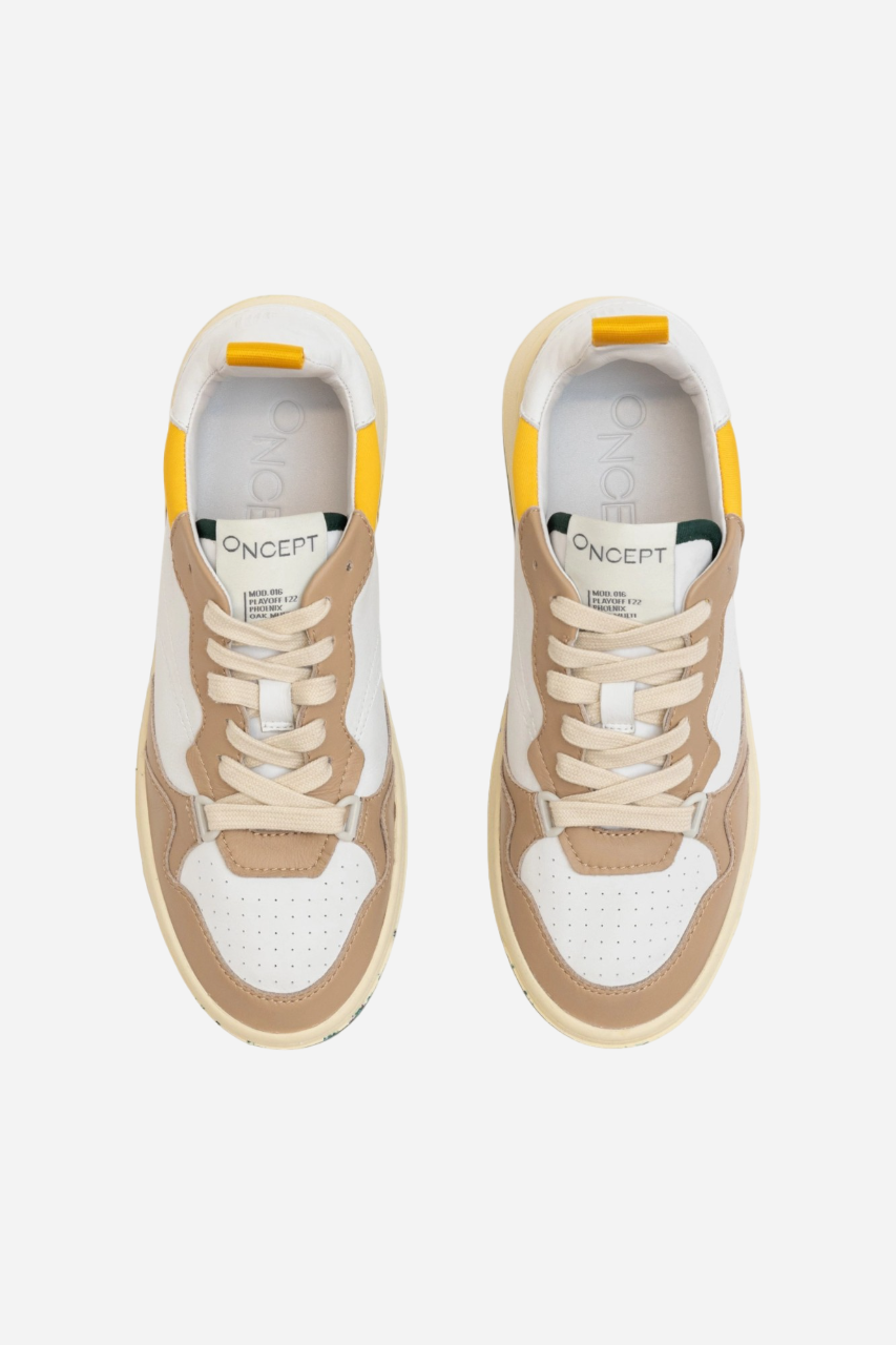 Oncept Phoenix Mens Sneakers in Oak Multi – side view