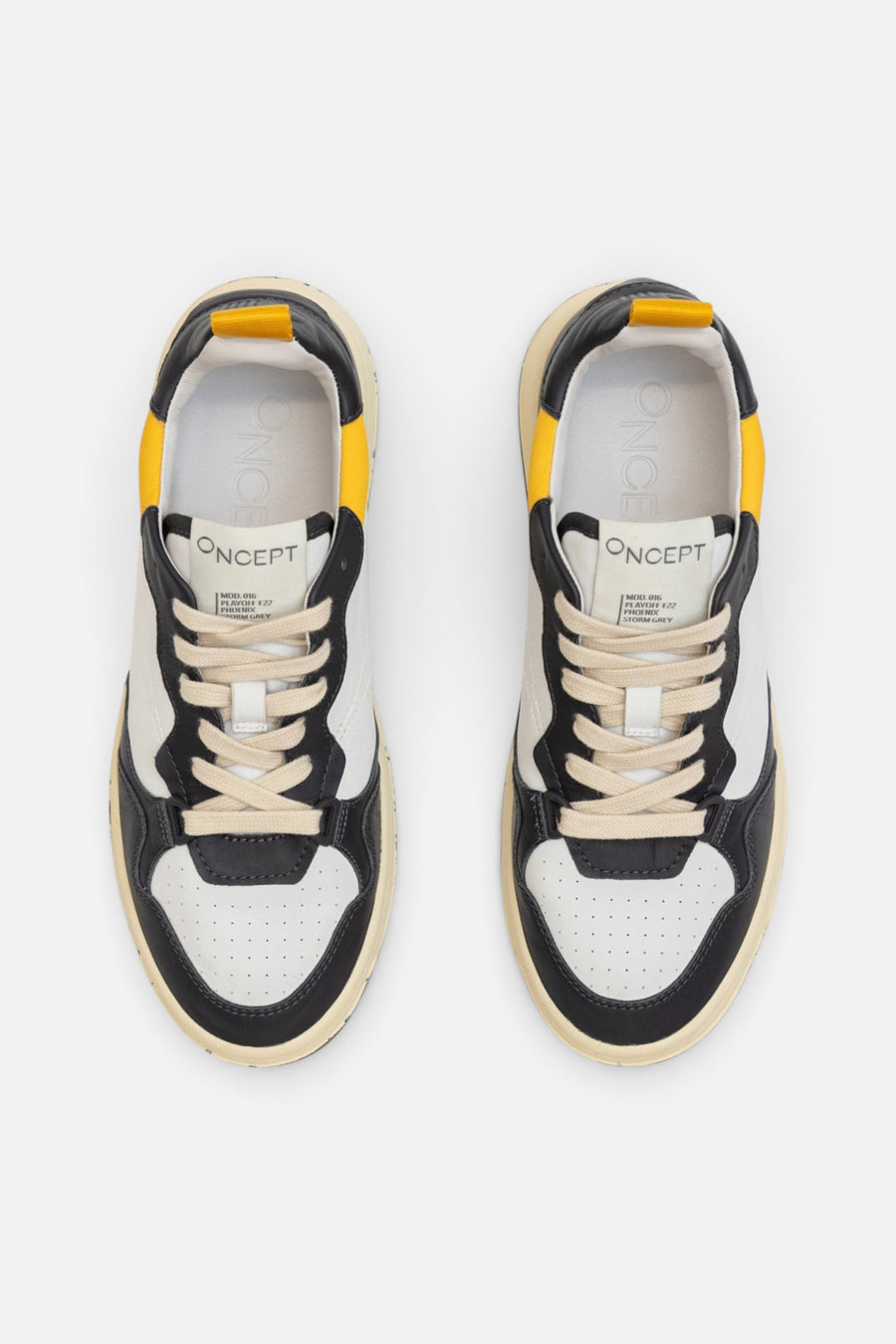 Oncept Phoenix Mens Sneakers in Storm Grey – back view