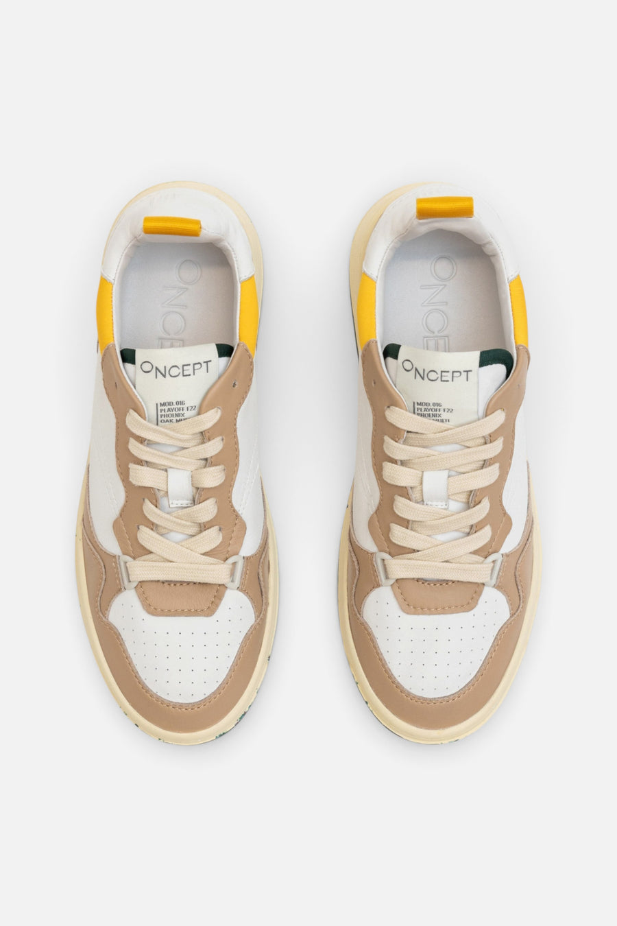 Oncept Phoenix Sneakers in Oak Multi – back view