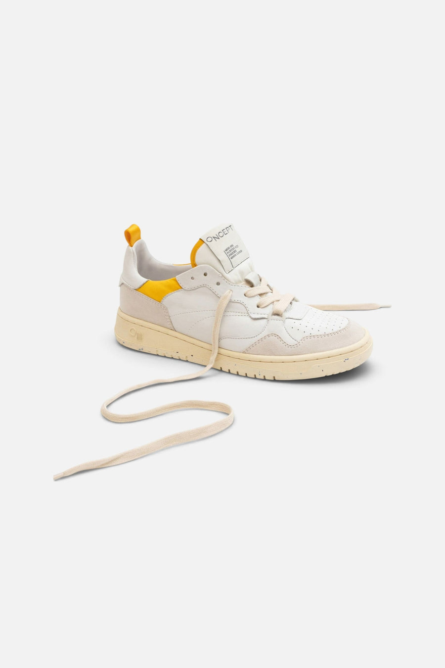 Oncept Phoenix Sneakers in White Cloud – side view