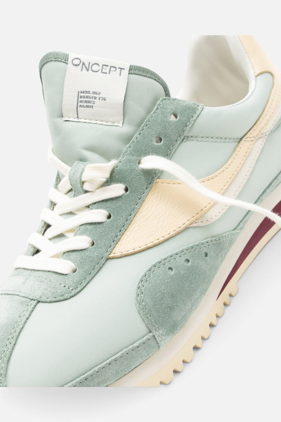 Oncept Rennes Sneaker in Agave – detail