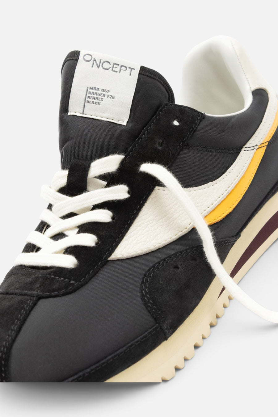 Oncept Rennes Sneaker in Black – detail