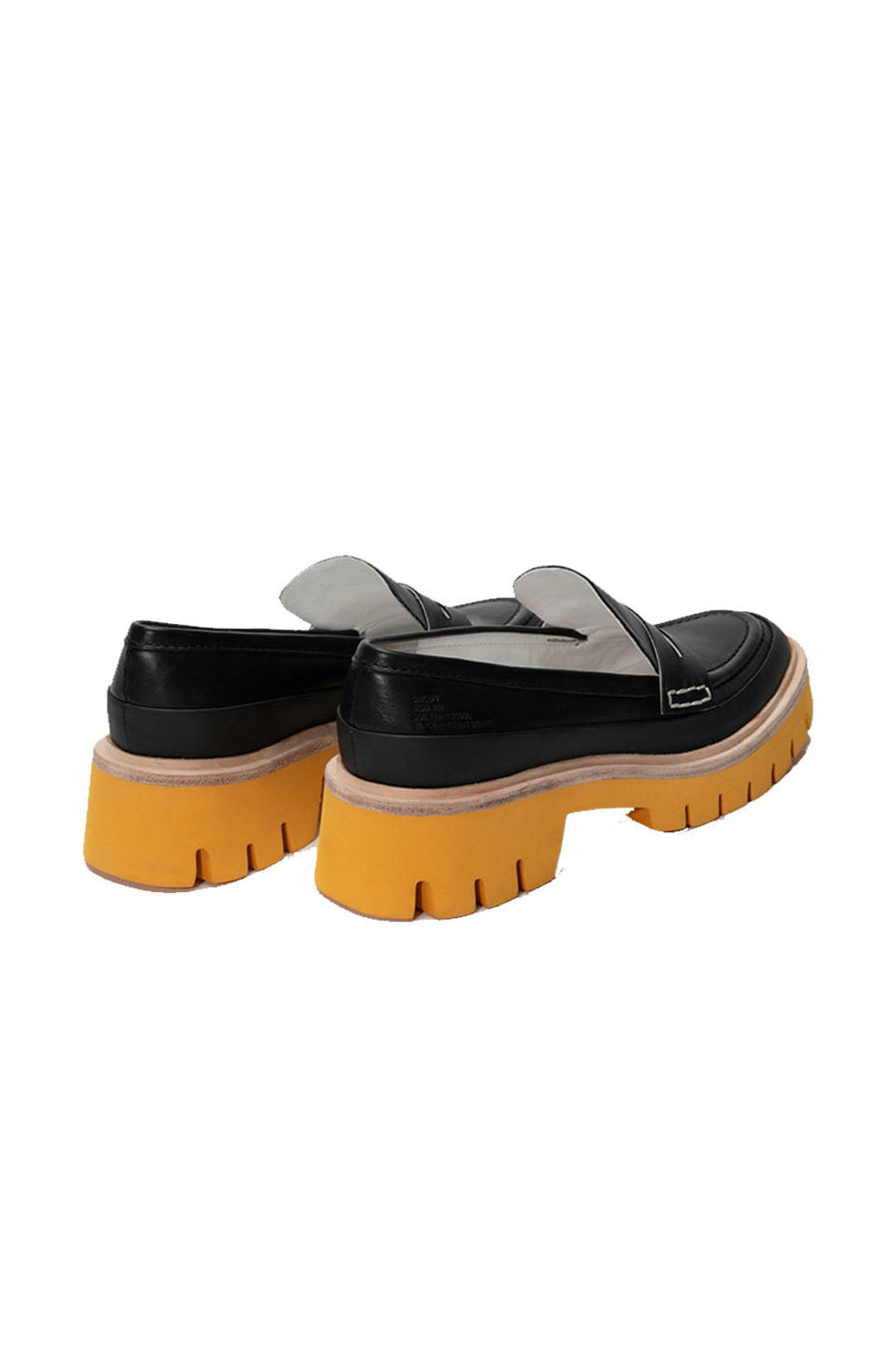 Oncept Seoul Loafer In Black/Orange – side view