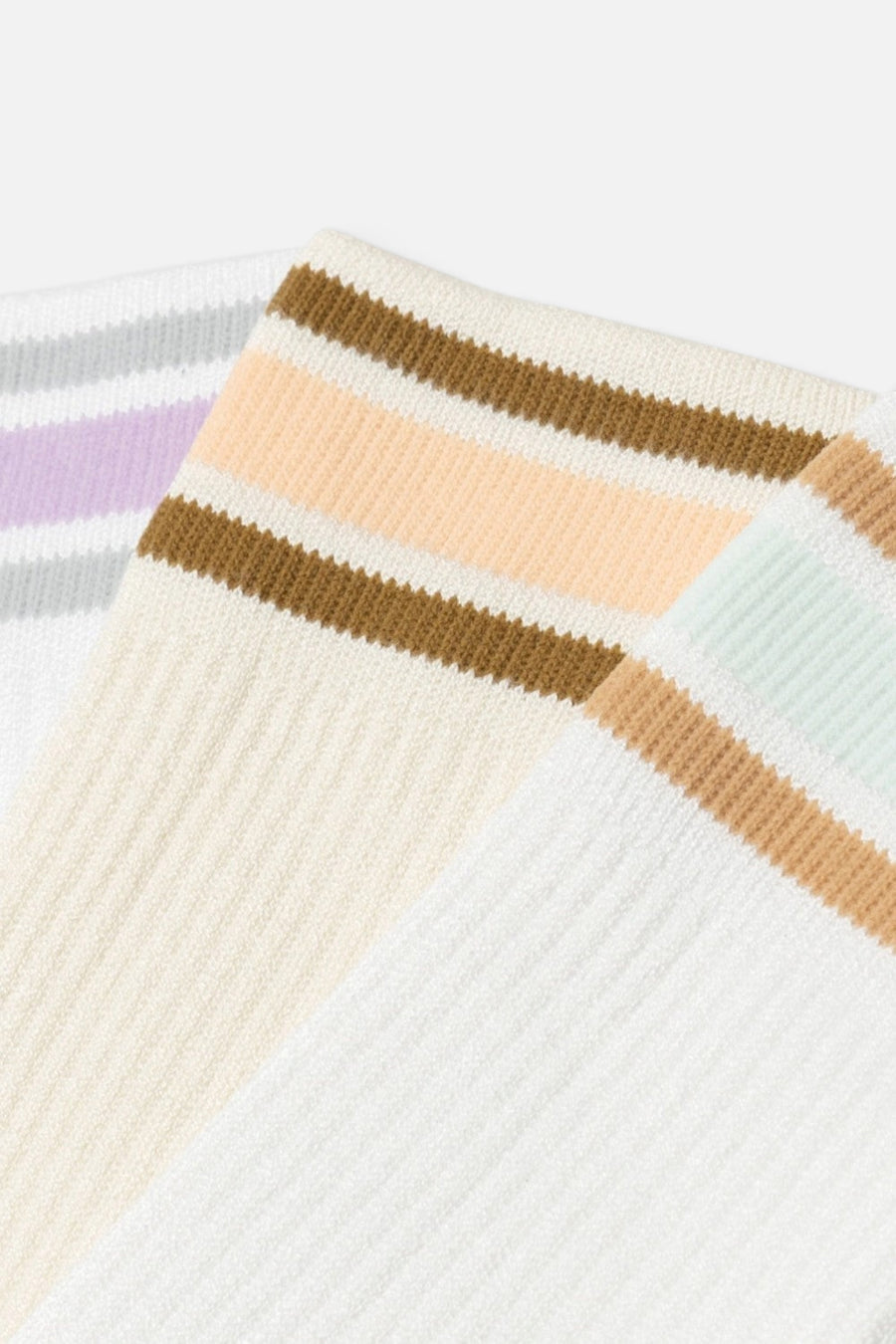 Oncept Stripe Crew Sock Set – back view