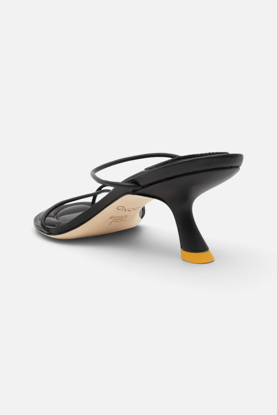 Oncept Sydney Heel in Black – flat lay