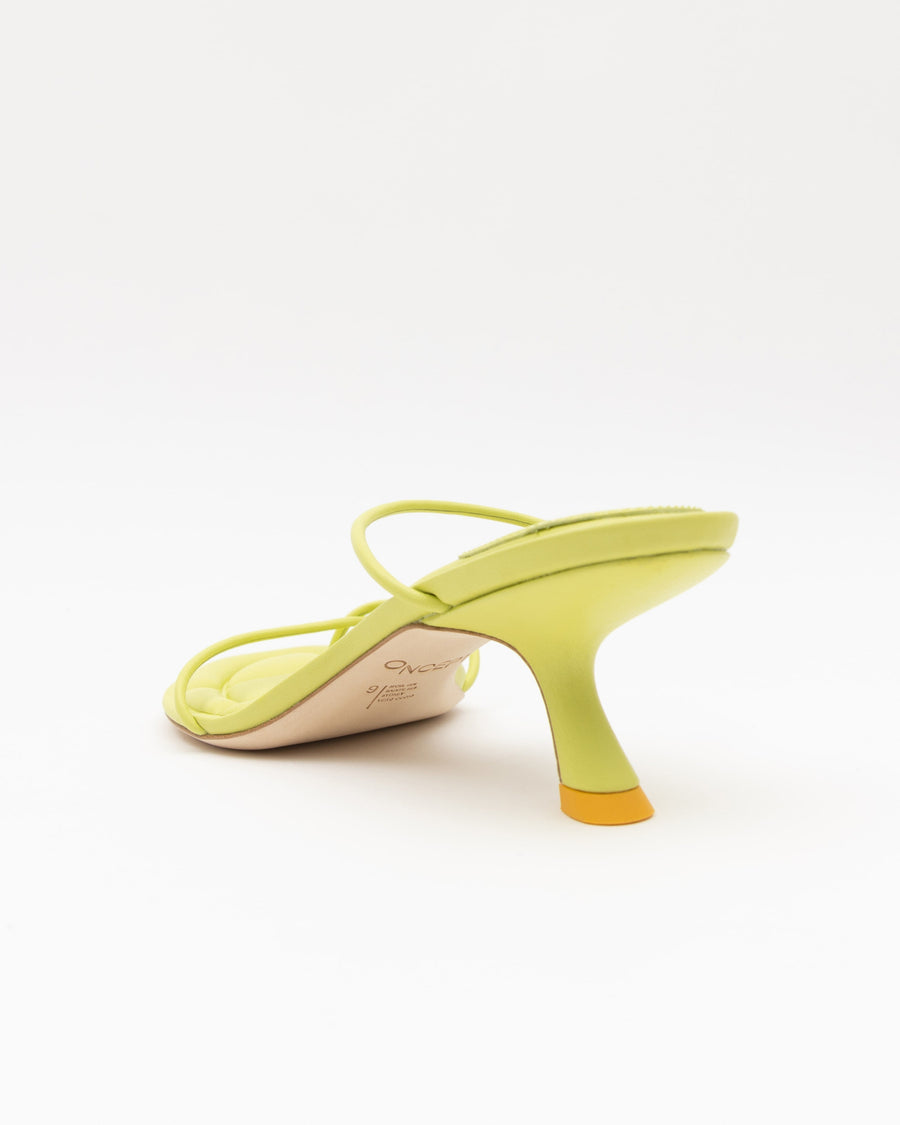 Oncept Sydney Heel in Limeade – flat lay