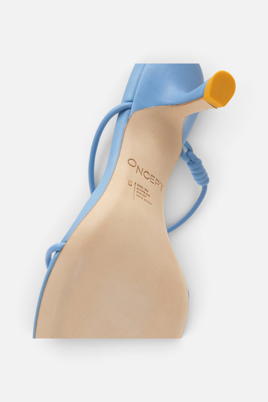 Oncept Sydney Heel in Marine Blue – detail