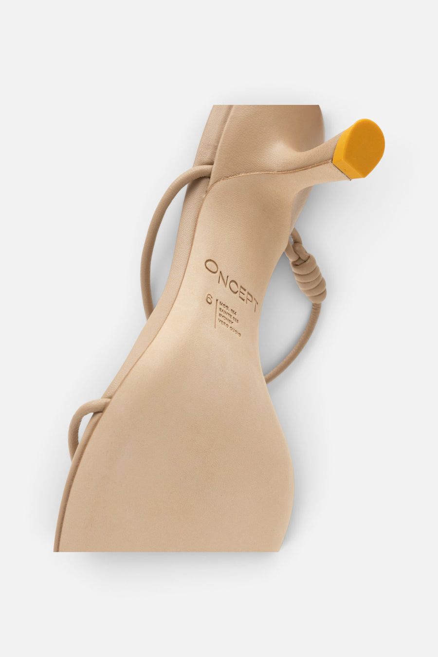 Oncept Sydney Heel in Oak – detail