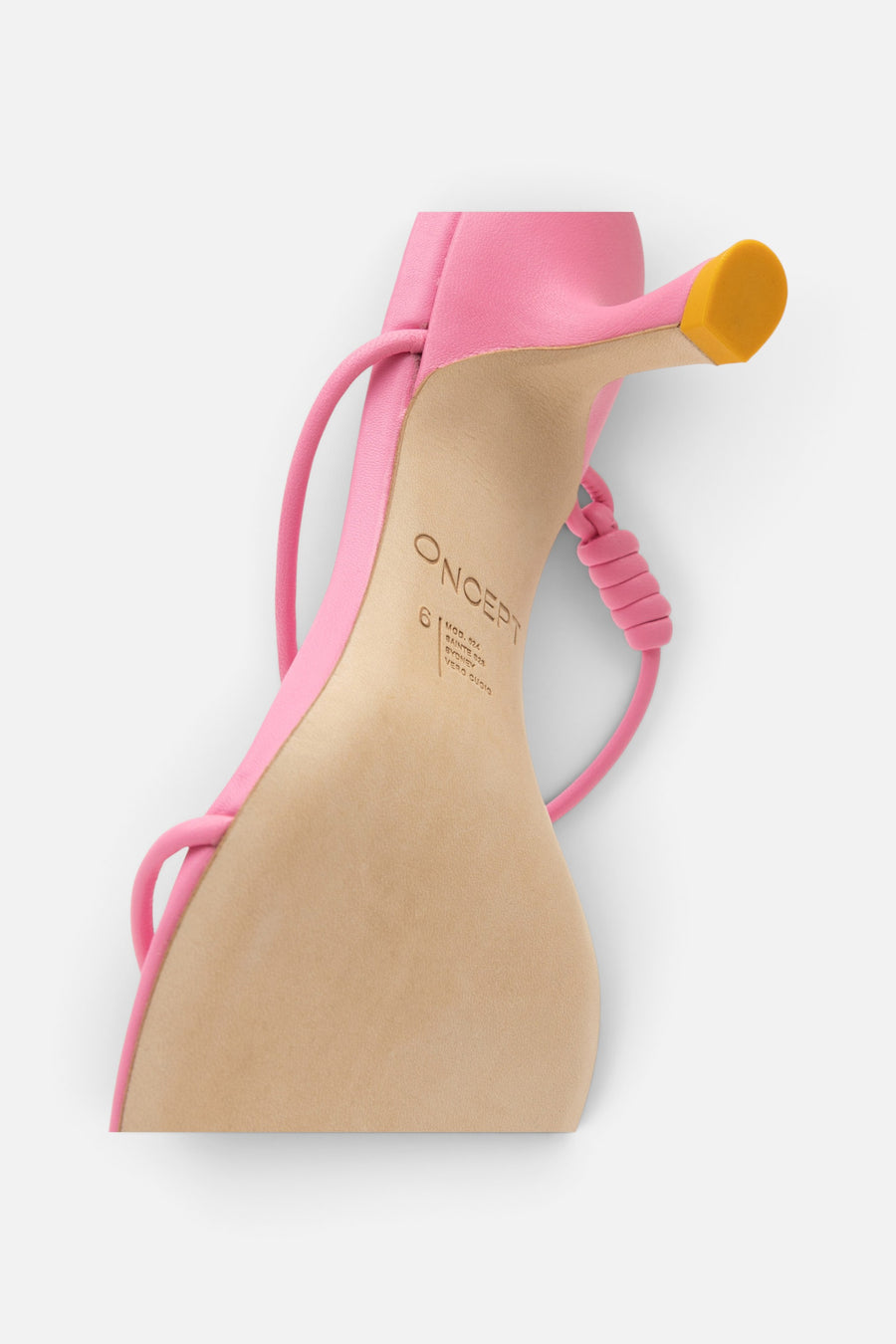 Oncept Sydney Heel in Prism Pink – detail
