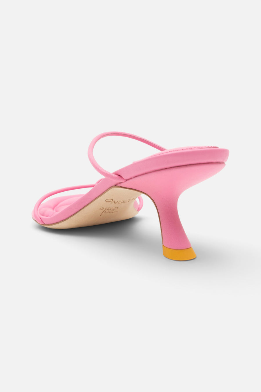 Oncept Sydney Heel in Prism Pink – flat lay