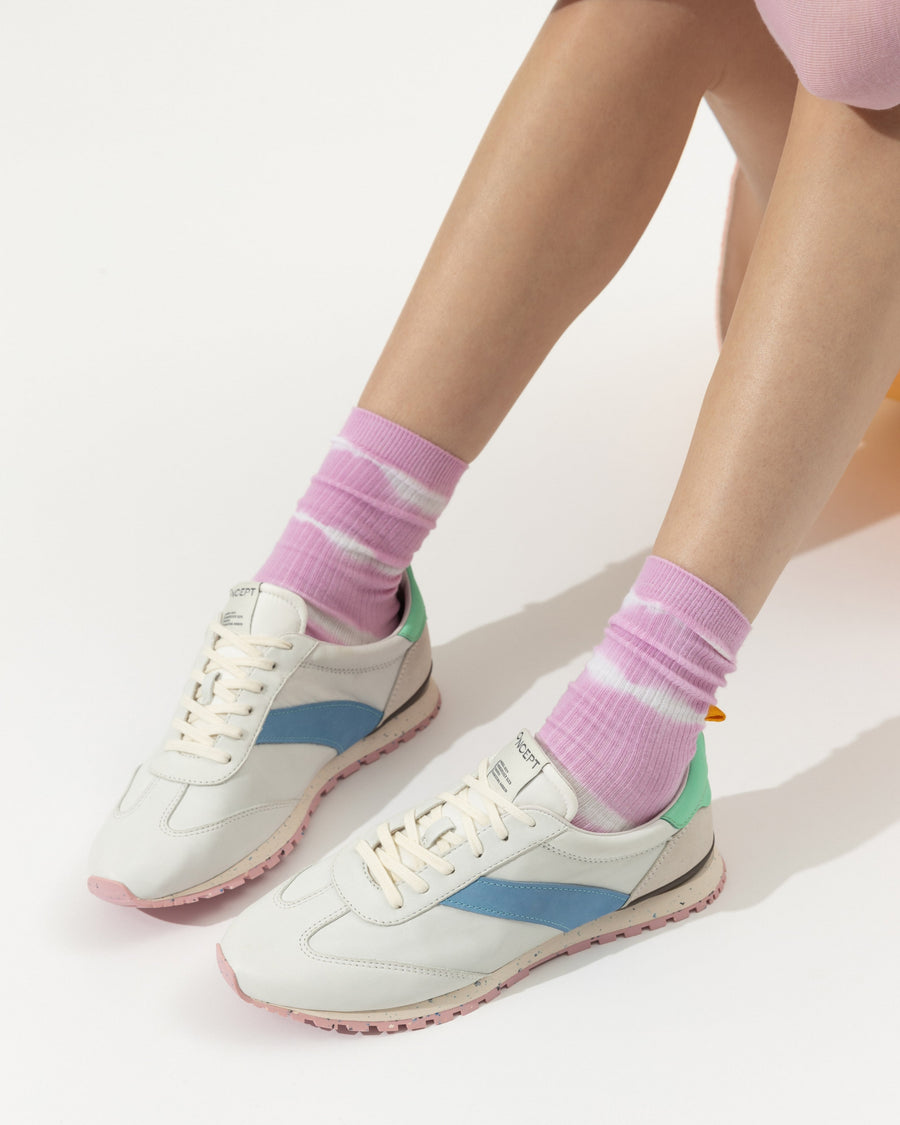 Oncept Taipei Sneakers in Coastal Multi – back view