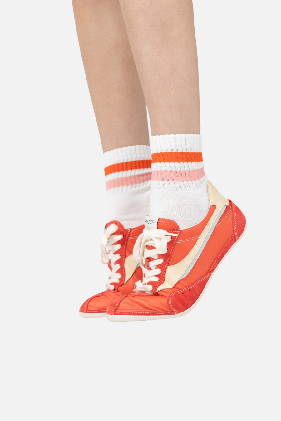 Oncept Temple Sneaker in Grenadine – side view