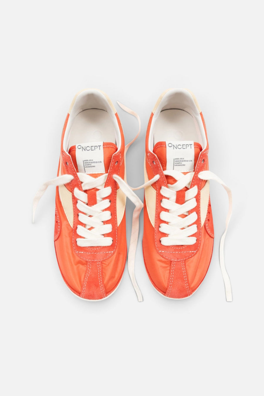 Oncept Temple Sneaker in Grenadine – top view