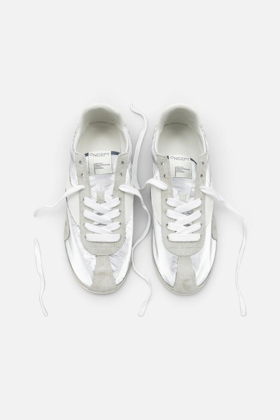 Oncept Temple Sneaker in Platinum – pair