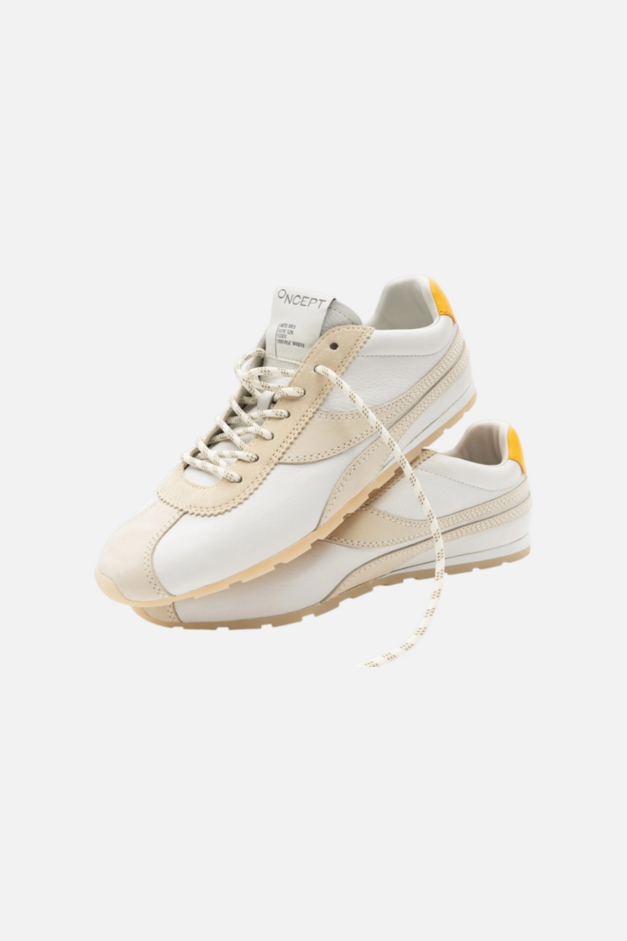 Oncept Women's Essex Sneaker in Vintage White – detail