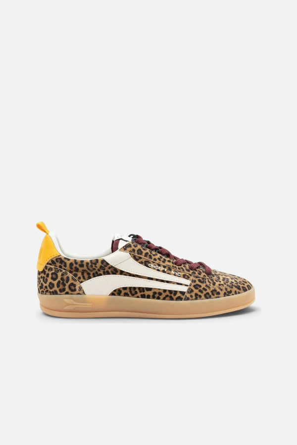 Oncept Women's Fez Court Sneaker in Leopard