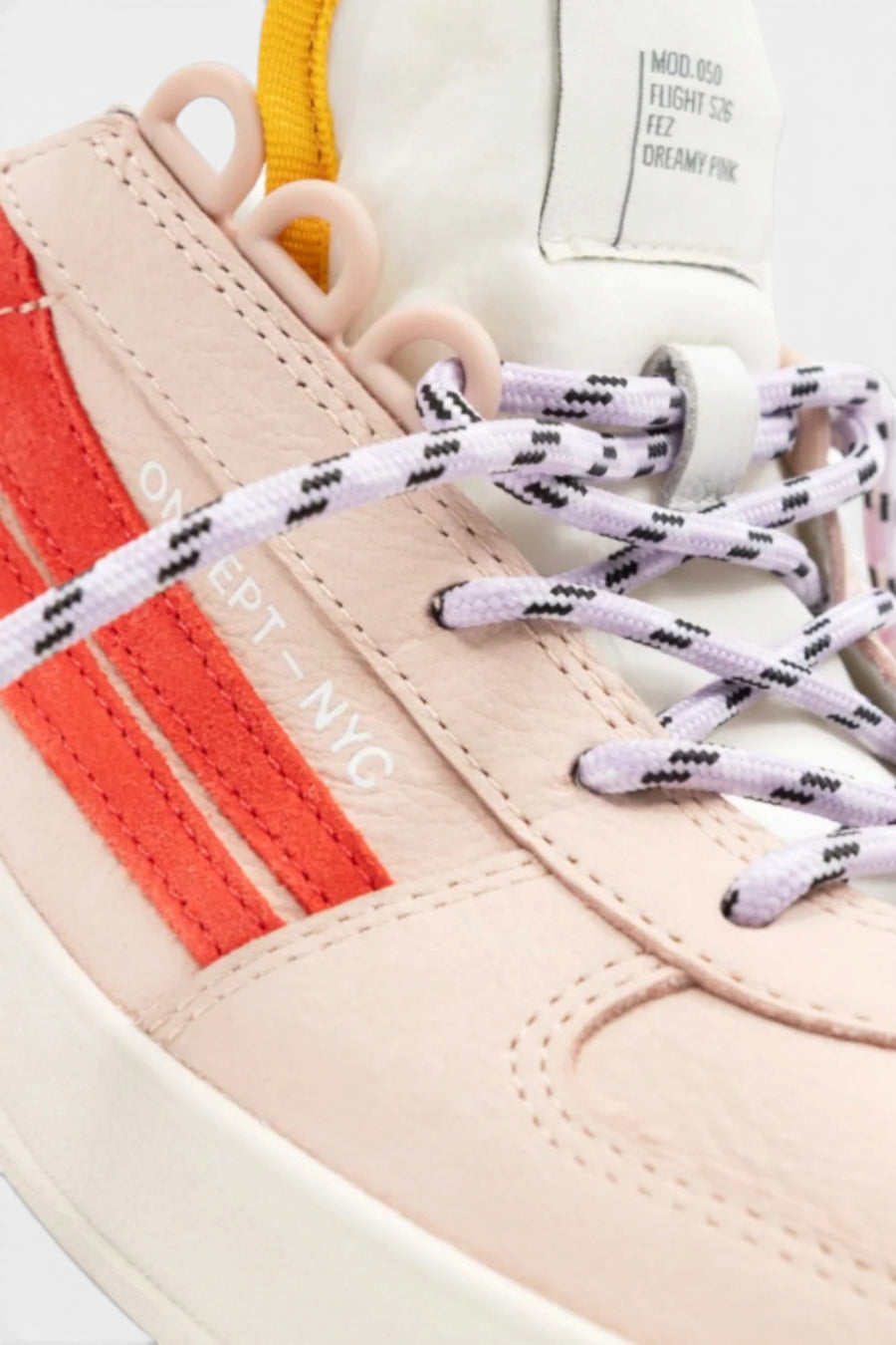 Oncept Women's Fez Sneaker in Dreamy Pink – back view