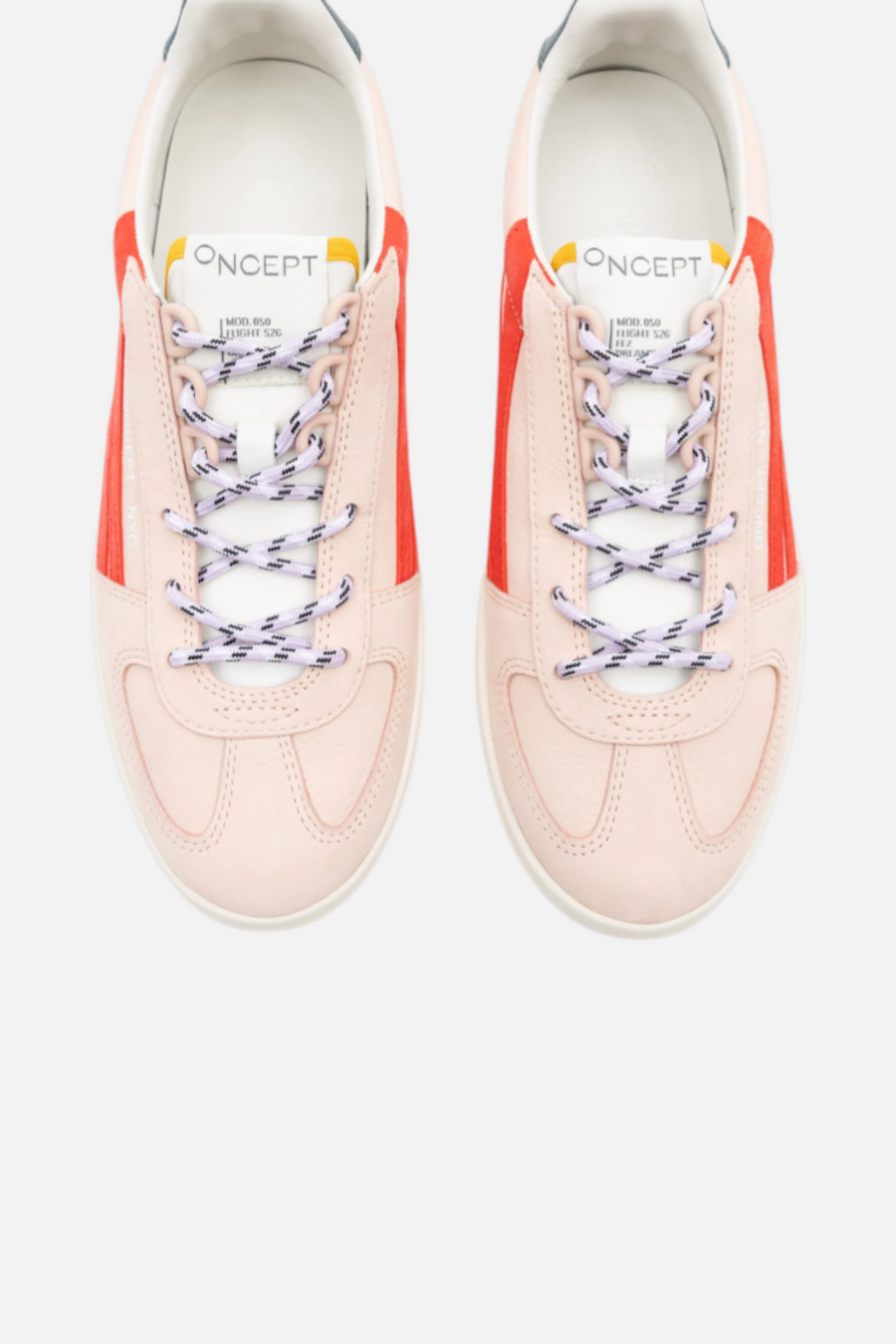 Oncept Women's Fez Sneaker in Dreamy Pink – detail