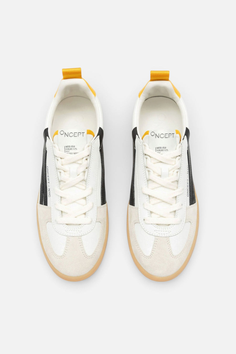 Oncept Women's Fez Sneaker in Vintage White – top view