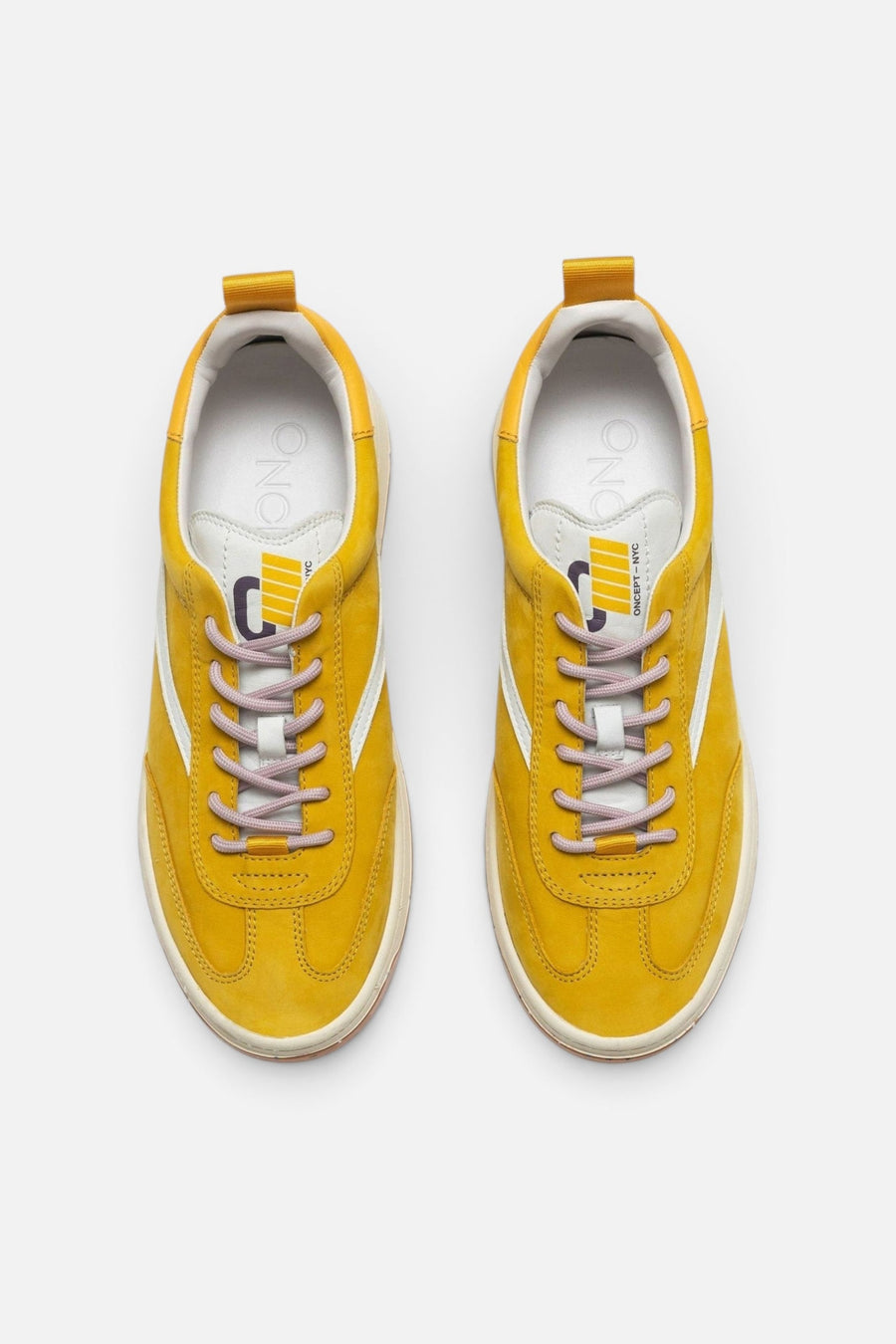 Oncept Women's Panama Sneakers in Yellow Maize – side view