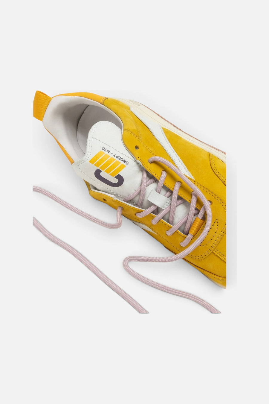 Oncept Women's Panama Sneakers in Yellow Maize – side view