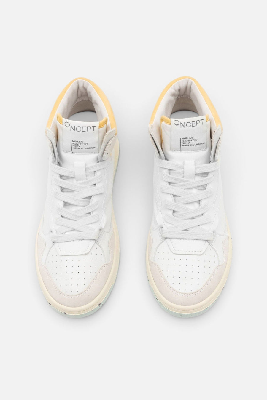 Oncept Women's Philly Sneakers in White Cloud Multi – side view