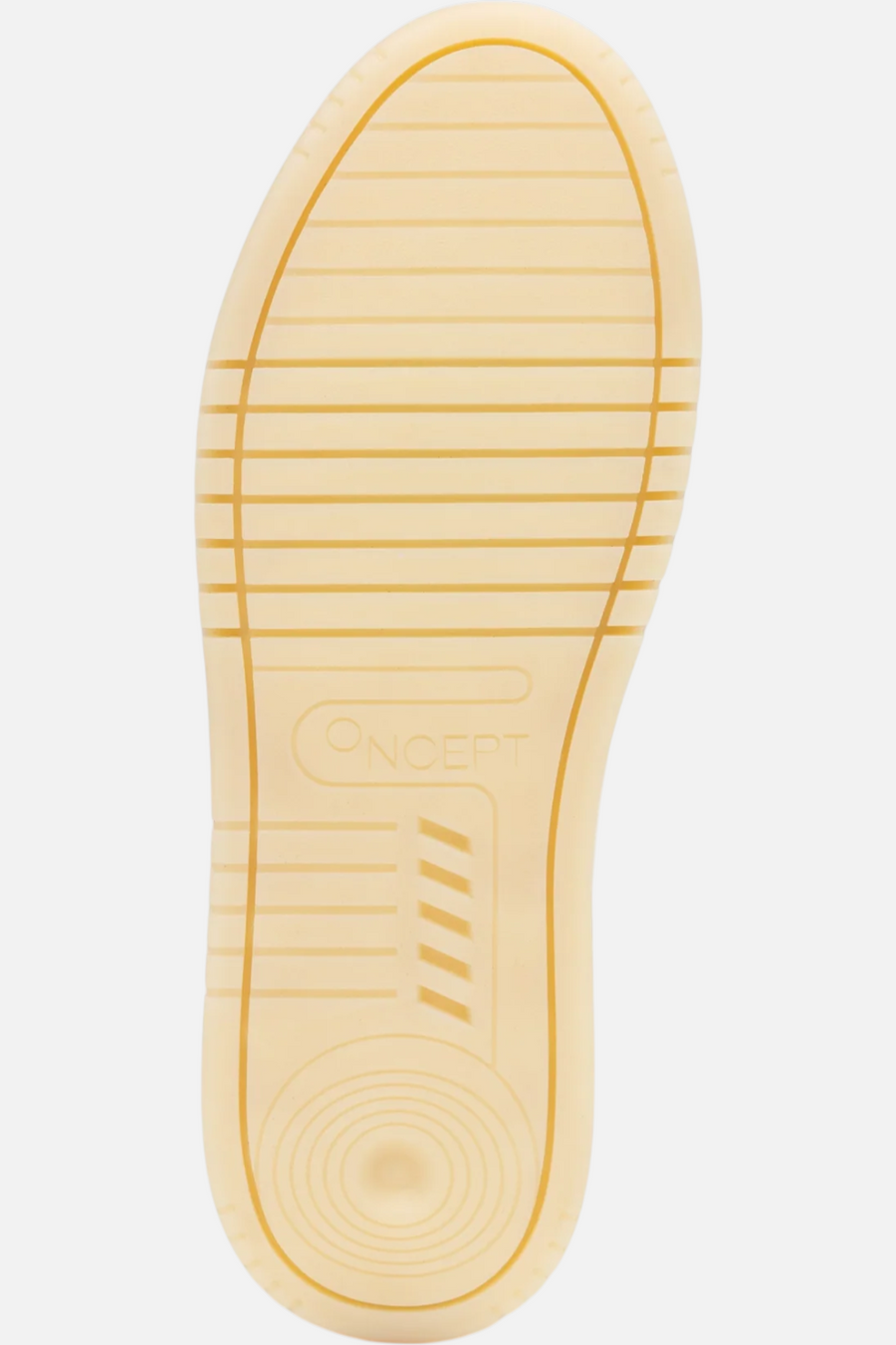 Oncept Women's Phoenix Sneaker in Moonbeam – flat lay