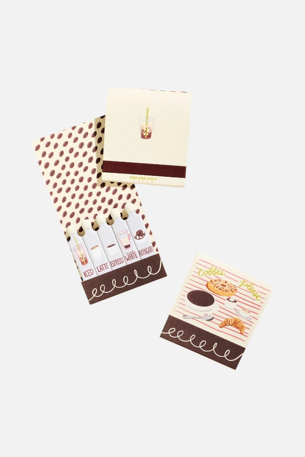 One & Only Paper Coffee 10 Stem Matchbook