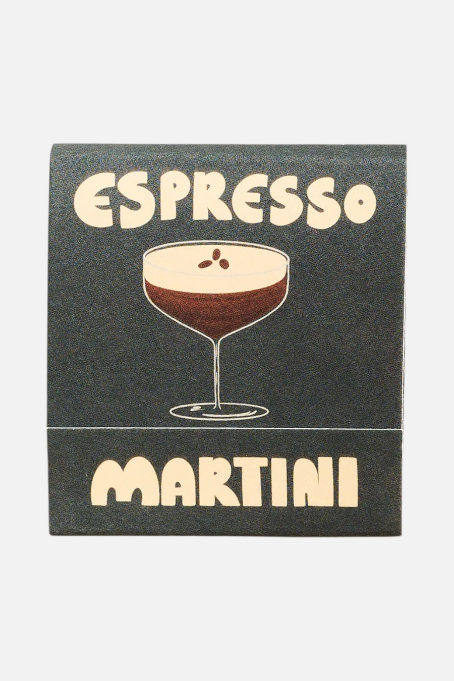 One & Only Paper Espresso Martini 10 Stem Matchbook – back view