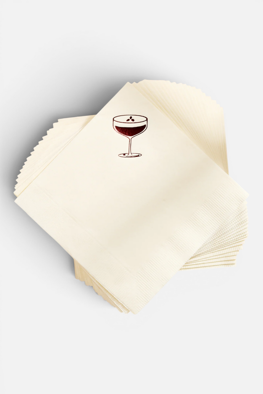 One & Only Paper Espresso Martini Paper Beverage Napkins – front view